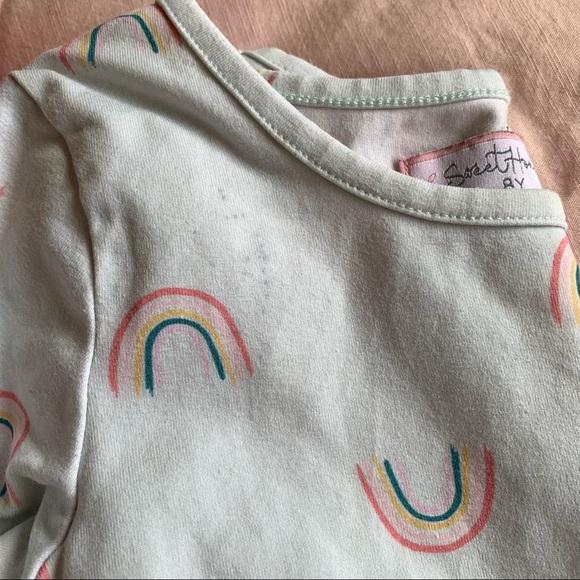 SweetHoney long sleeve rainbow top 8 years - Picture 5 of 5